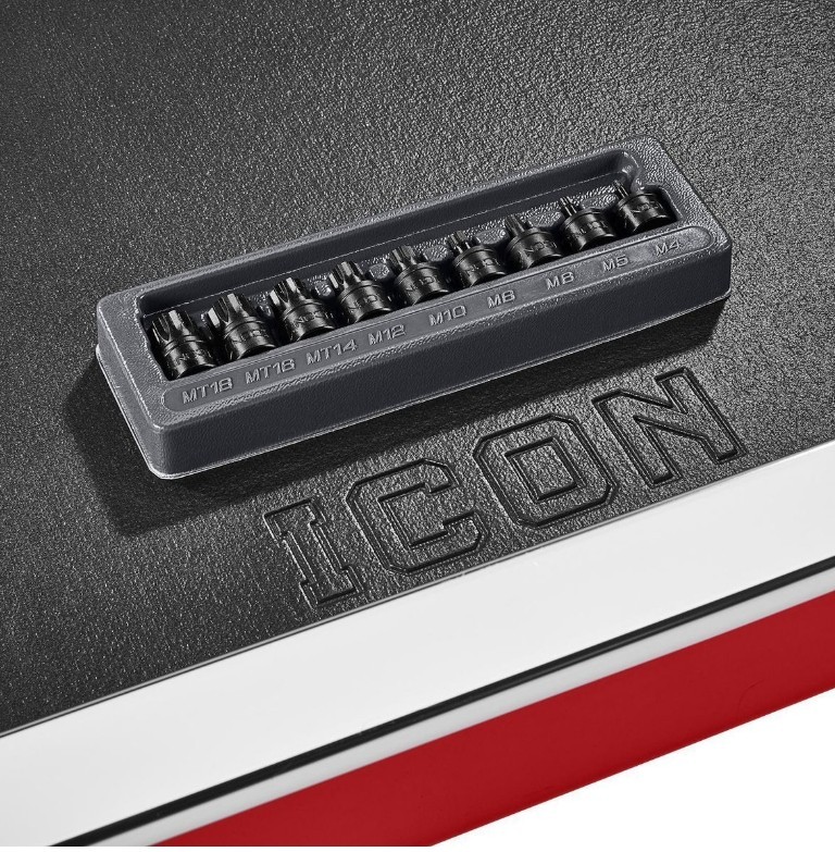 ICON 3/8 in. Drive Professional Triple-Square Impact Bit Socket Set, 9-Piece