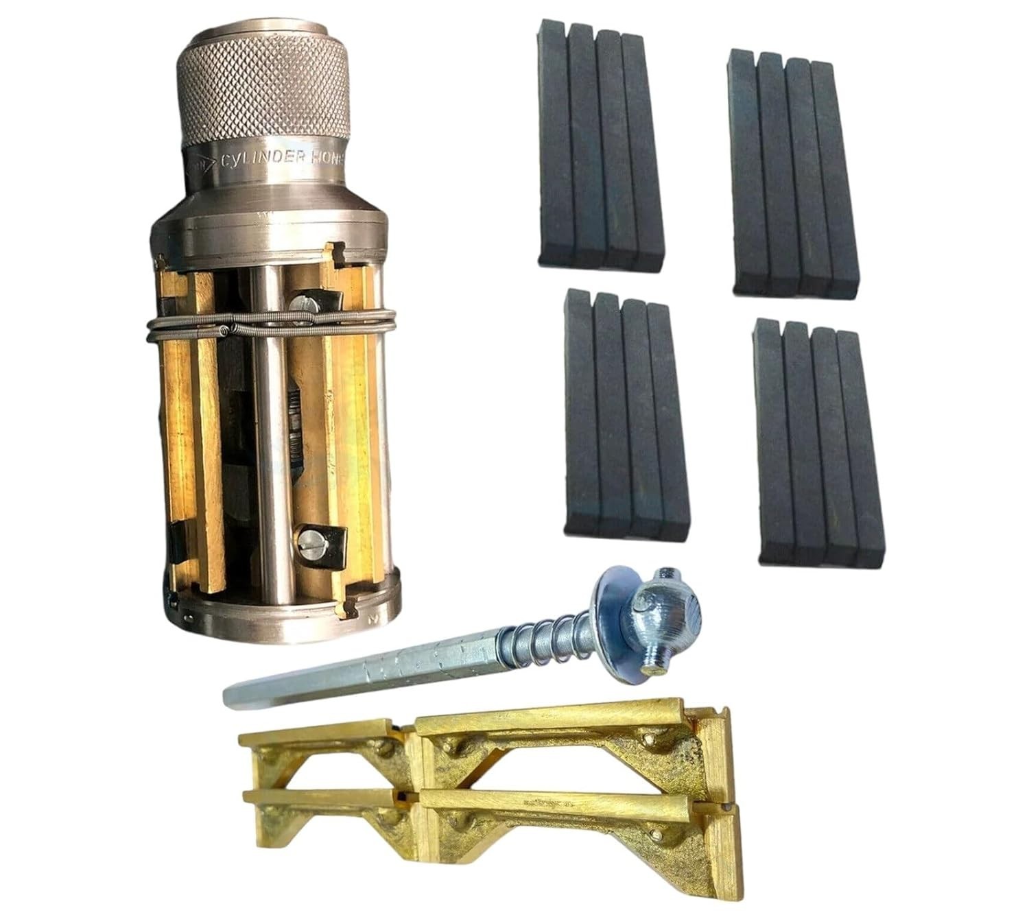 CYLINDER ENGINE HONE KIT- 34mm to 60mm Honing Machine + 8Set Stones
