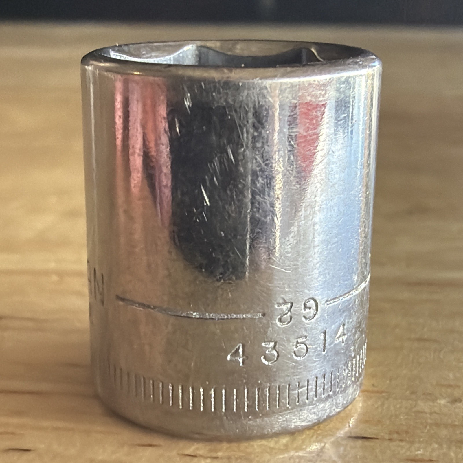 Craftsman 13mm Shallow Socket 1/4″ Drive 6 Point Inverted G2 Series 43514 USA