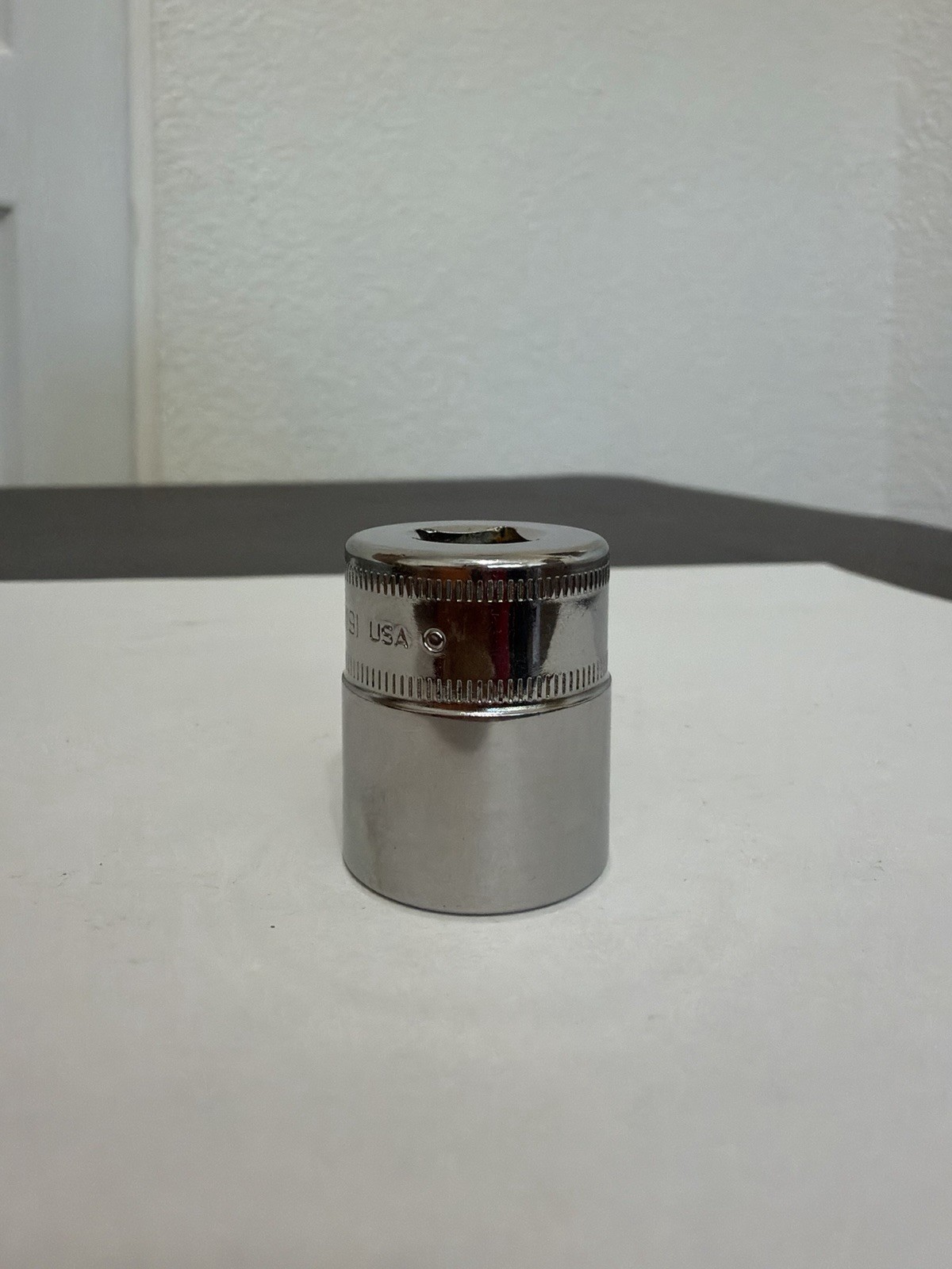 Snap On 3/8″ Drive 19MM 6PT Metric Shallow Chrome Socket USA FSM191