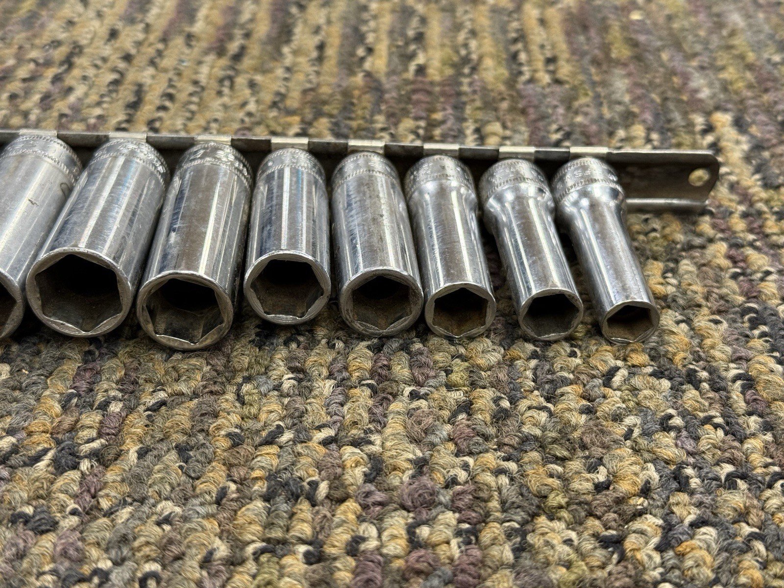 🇺🇸 Snap On Tools USA 9mm- 19mm Metric 3/8″ Drive DEEP Socket Set Lot 6 PT