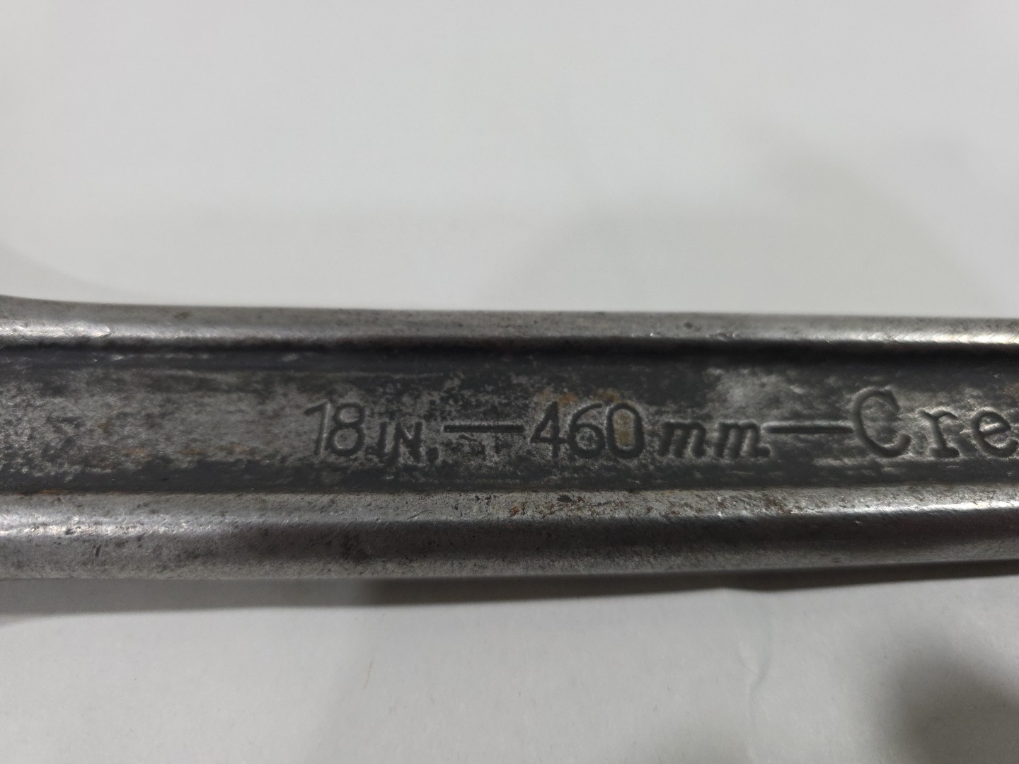Vintage Crescent 18″ Adjustable Wrench Crestoloy Made in USA