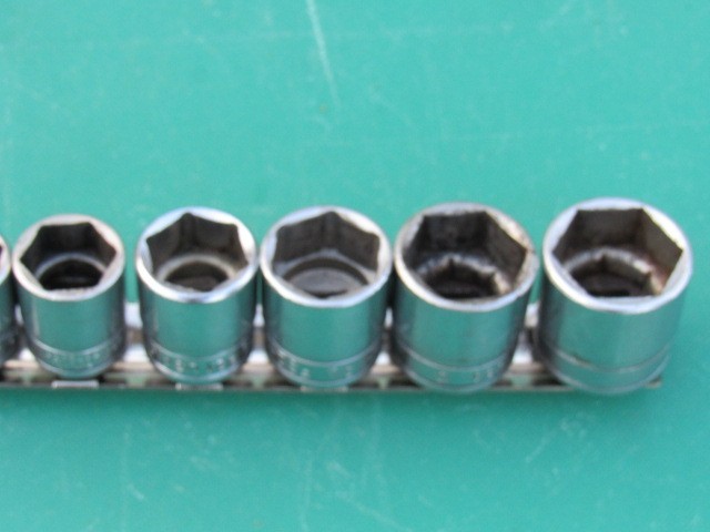 SNAP-ON 211FSY 3/8″ DRIVE 11PC SAE 6PT SHALLOW SOCKET SET 1/4″ – 7/8″ UNDERLINE