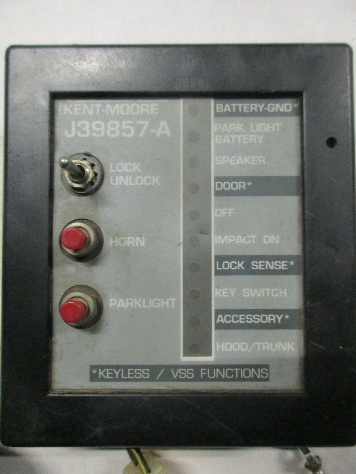 KENT MOORE TOOL J-39857-A TESTER KEYLESS VEHICLE SPEED SYSTEM