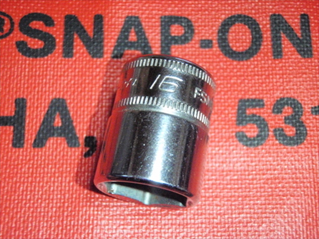 Snap-on FSM161 3/8″ Drive Metric 6-Point 16 mm Shallow Socket 28.6 mm Length