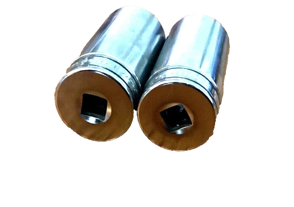 Snap-on 3/8″ drive 15/16″ & 1″ 6-point Deep Sockets SFS301 SFS321 USA NEW