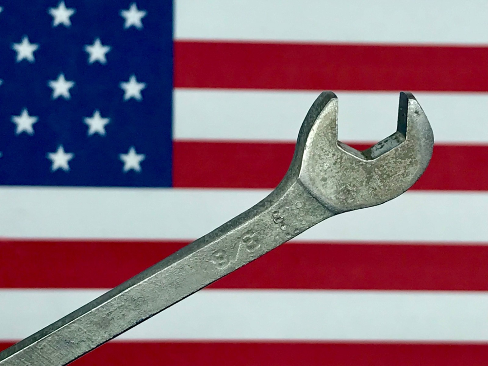 Vintage Fairmount 3/8” 4-Way Angle Open-End Wrench 3710 USA 🇺🇸