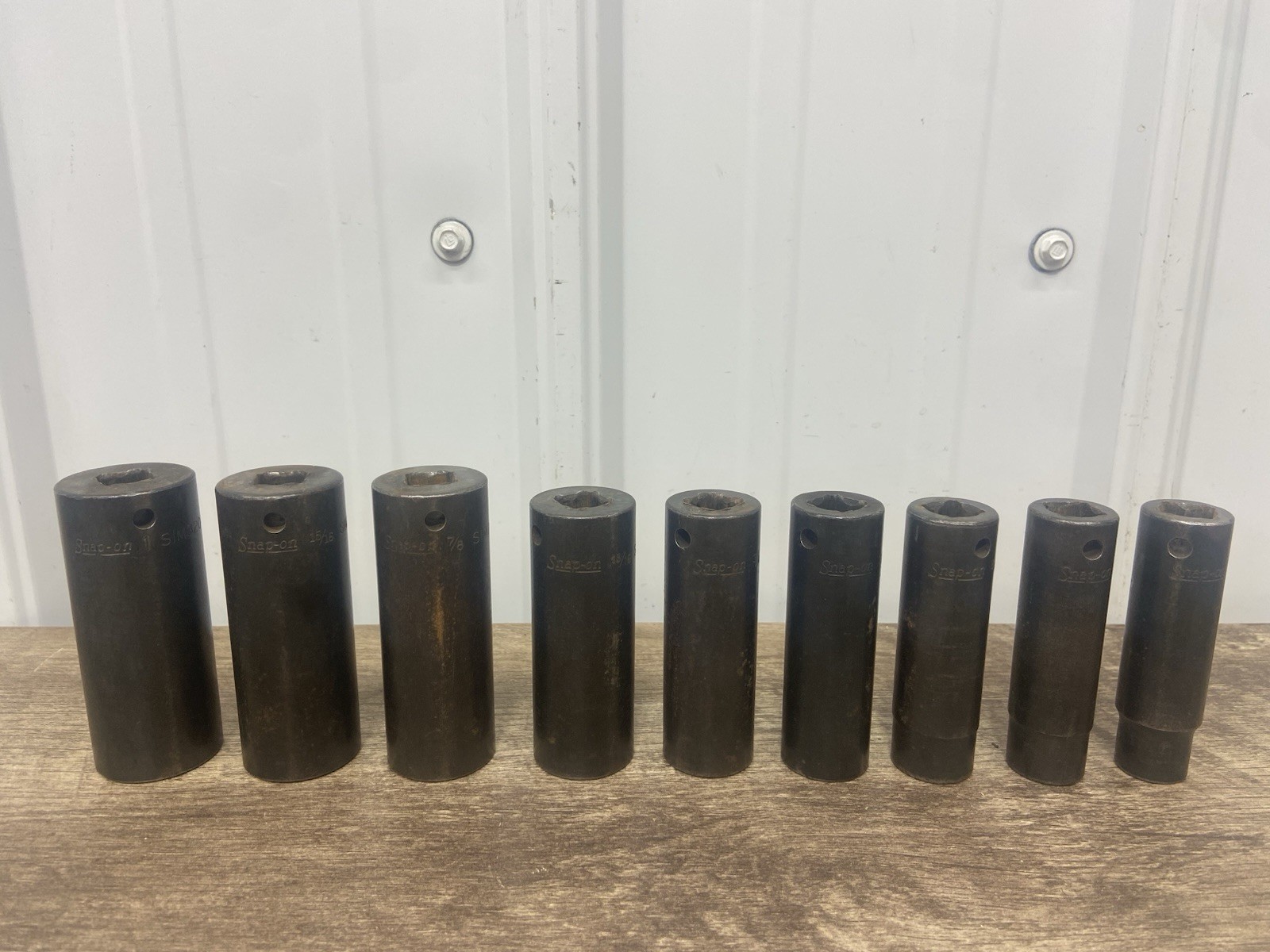 Snap-on SIM160 1/2″- SIM320 1″ Deep Impact 9pc SAE Socket Set 1/2″ Drive 6 pt