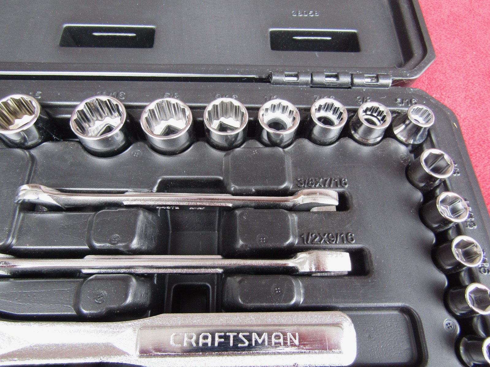 NICE CRAFTSMAN «Almost Complete» 58-PC Mechanics Tool Set 1/4″ & 3/8″ Dr Sockets