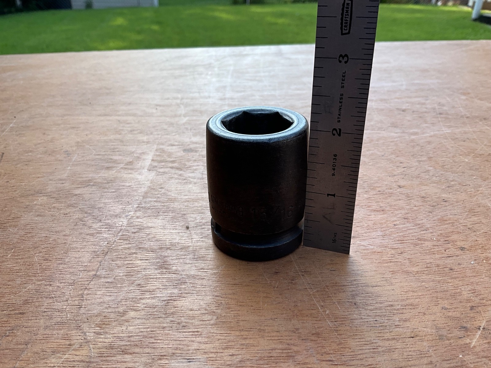 Armstrong 15/16″ Impact Socket 3/4″ drive 6 point Mechanic Tools