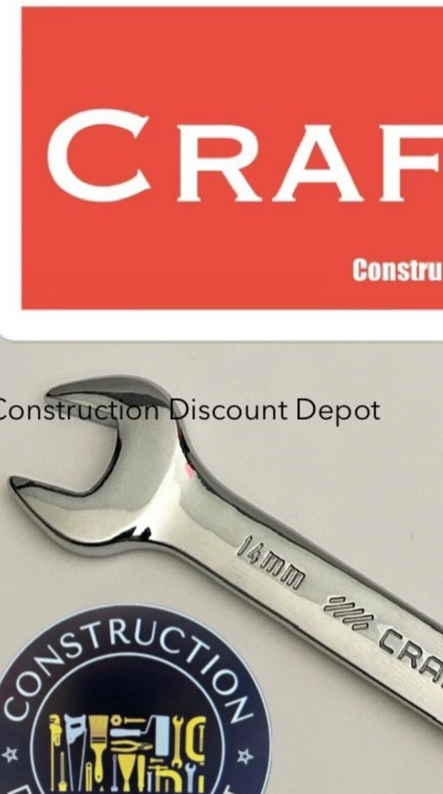 NEW 14 mm Craftsman 12 PT Ratcheting Combination Wrench Metric CMMT42572