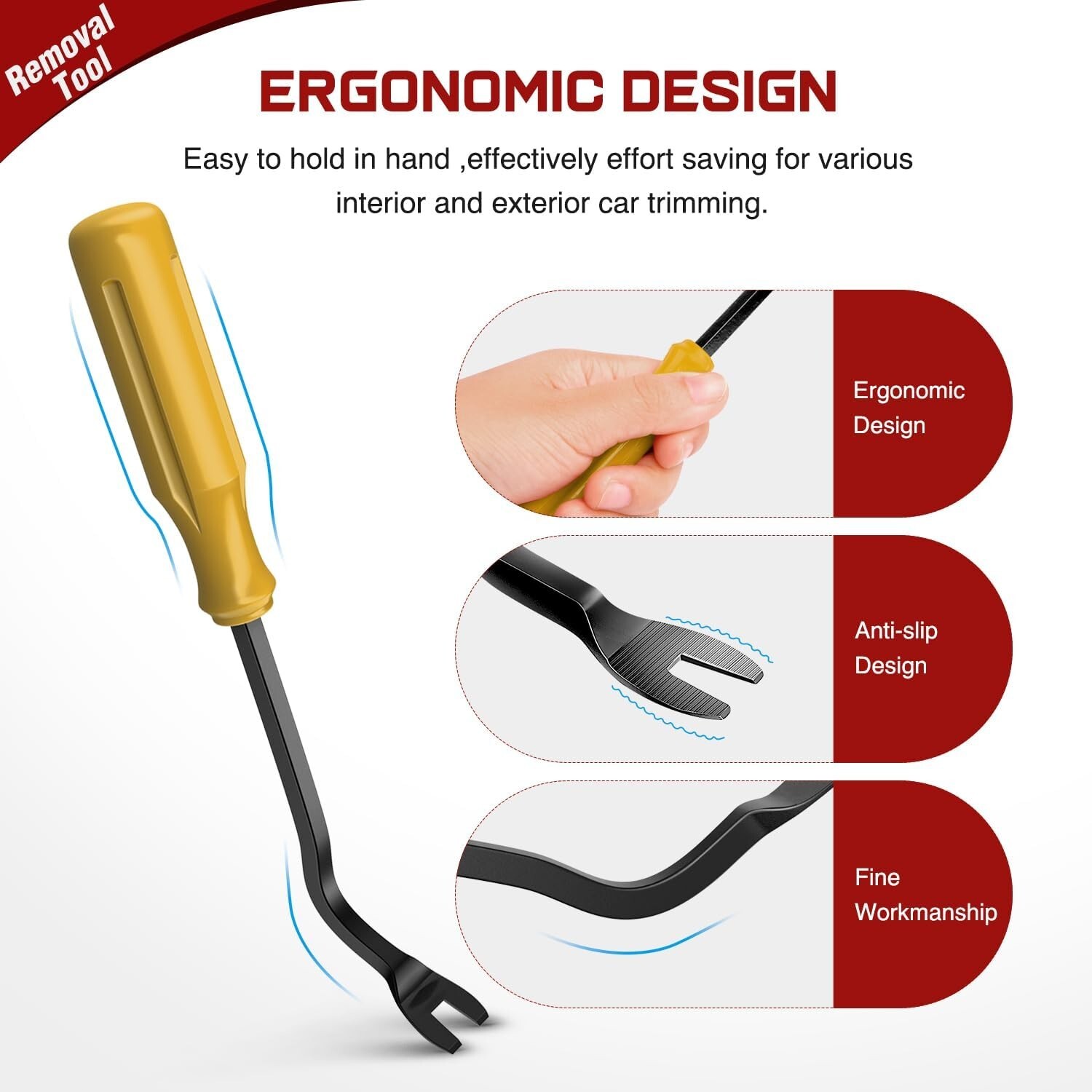 Nilight 8PCS Auto Trim Removal Tool Kit No-Scratch Removal Tool Kit