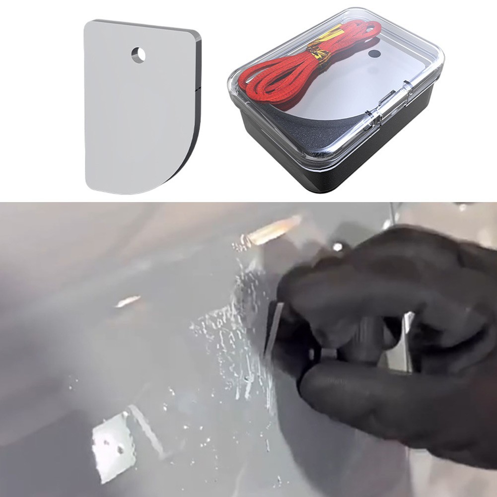 Steel Paint Scraper for Automotive Scratch Repair and Routine Car Care