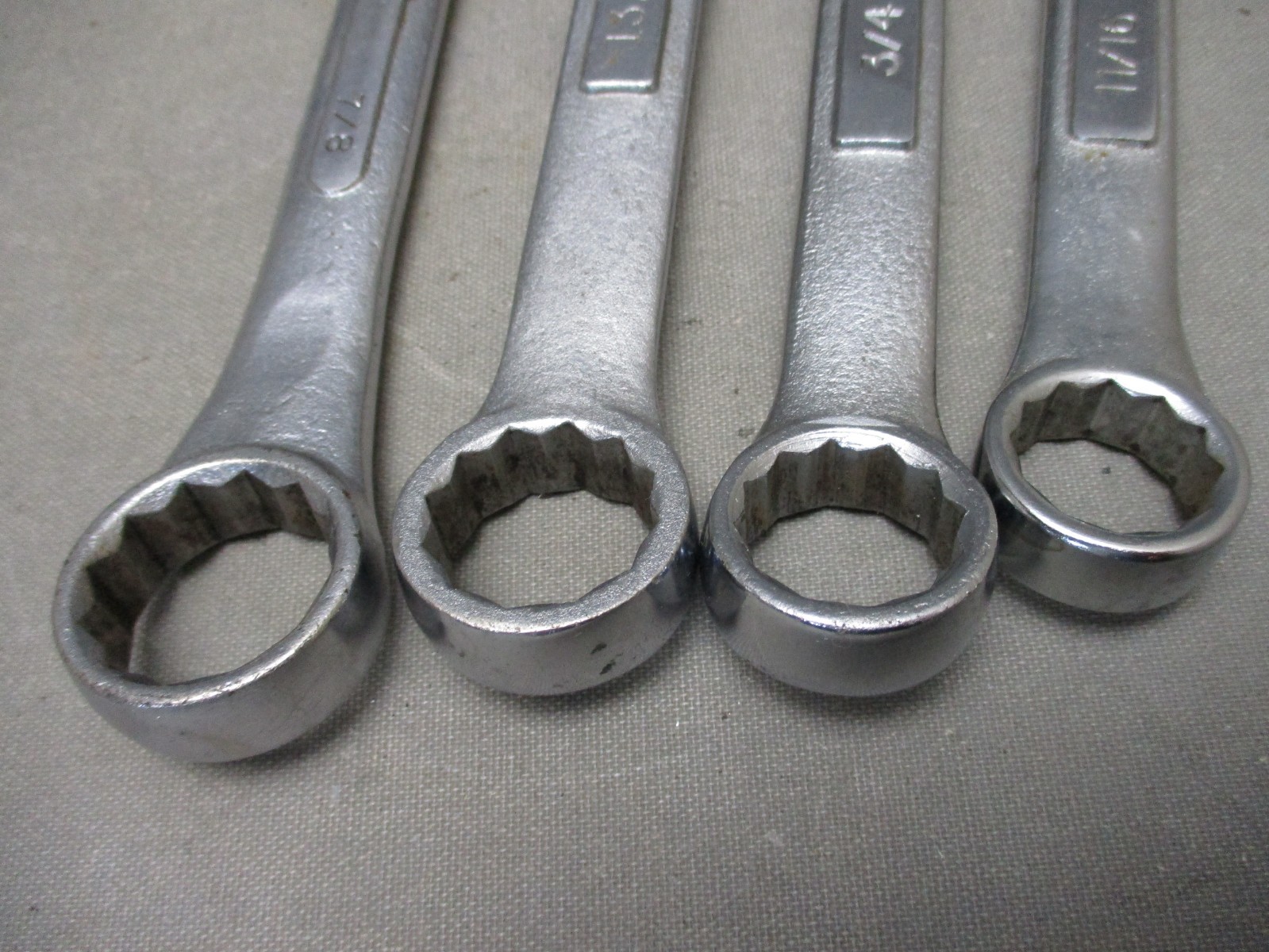 Lot of 9 Craftsman & SK Combination Wrenches SAE 5/16″ – 7/8″ 12pt.