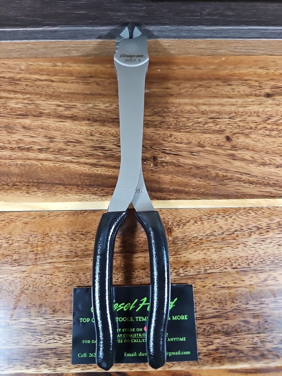 *NEW* Snap On 312CF BLACK – 11″ Heavy Duty Diagonal Cutters – FREE SHIP