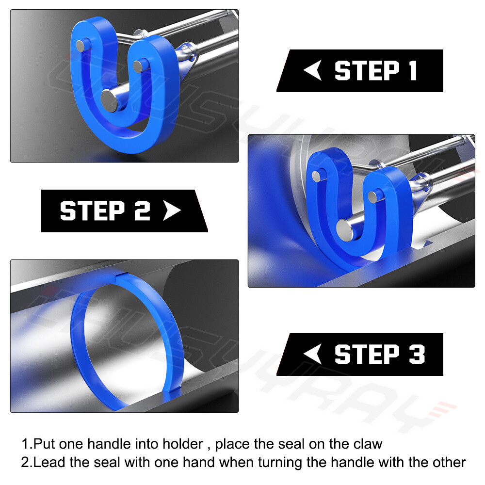 -3PCS Hydraulic Seal Installation Tools Hydraulic Cylinder Piston Repair Seal