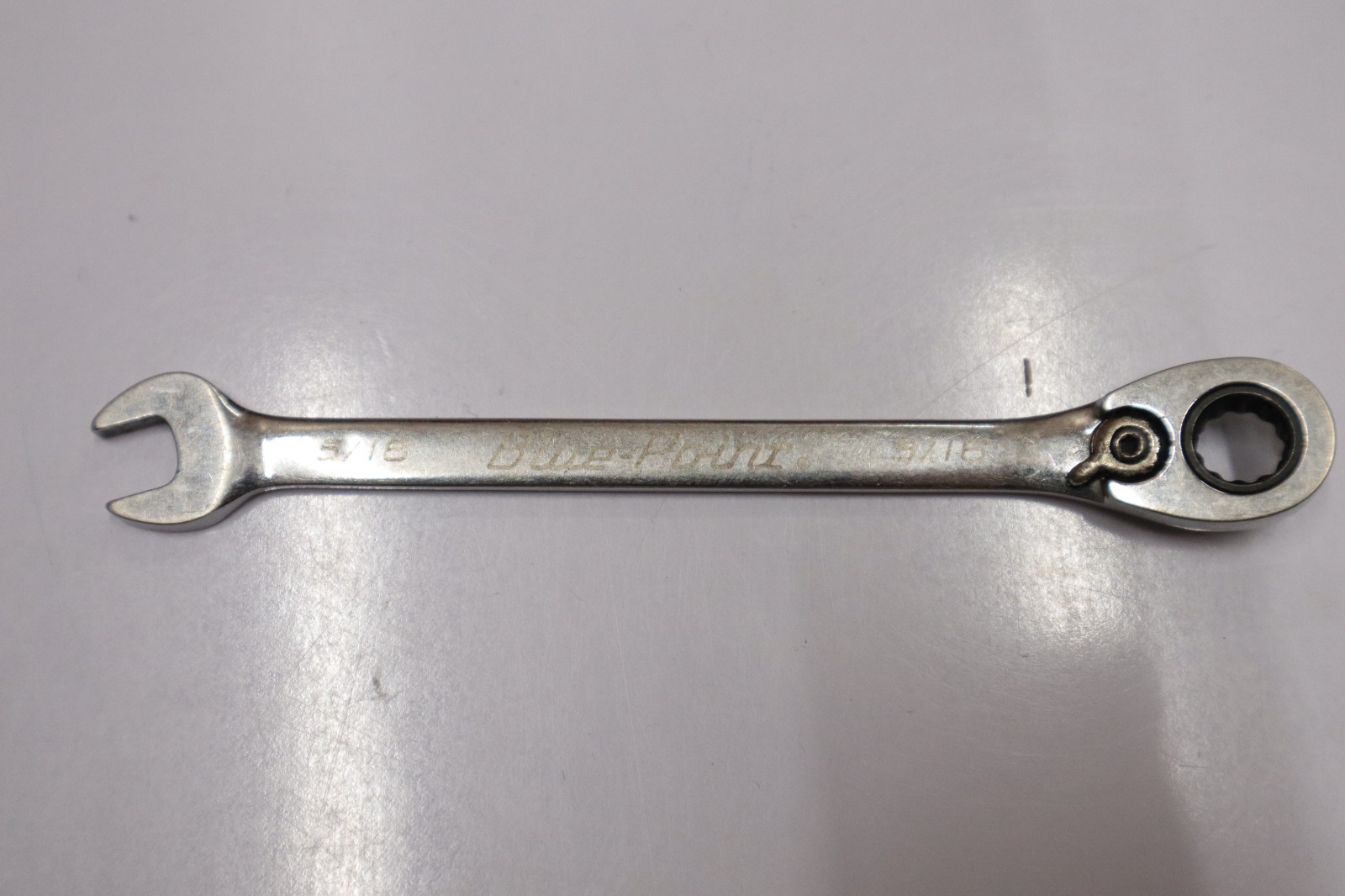 Blue Point BOER708 8 Pc SAE Ratcheting 12 Pt Combination Wrench Set