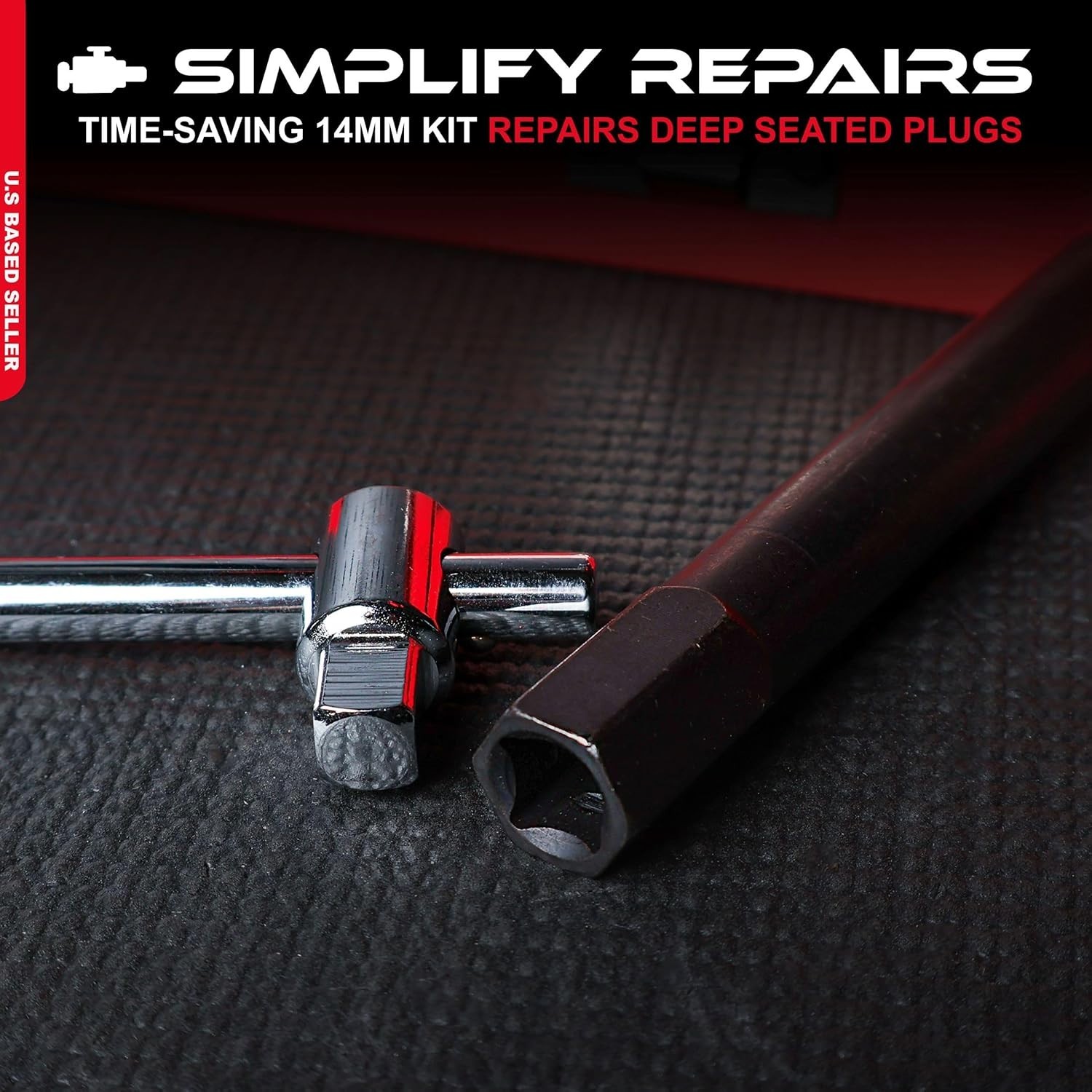 Complete 14mm Rethreading Tool Set for Spark Plug Thread Repair – Heavy Duty