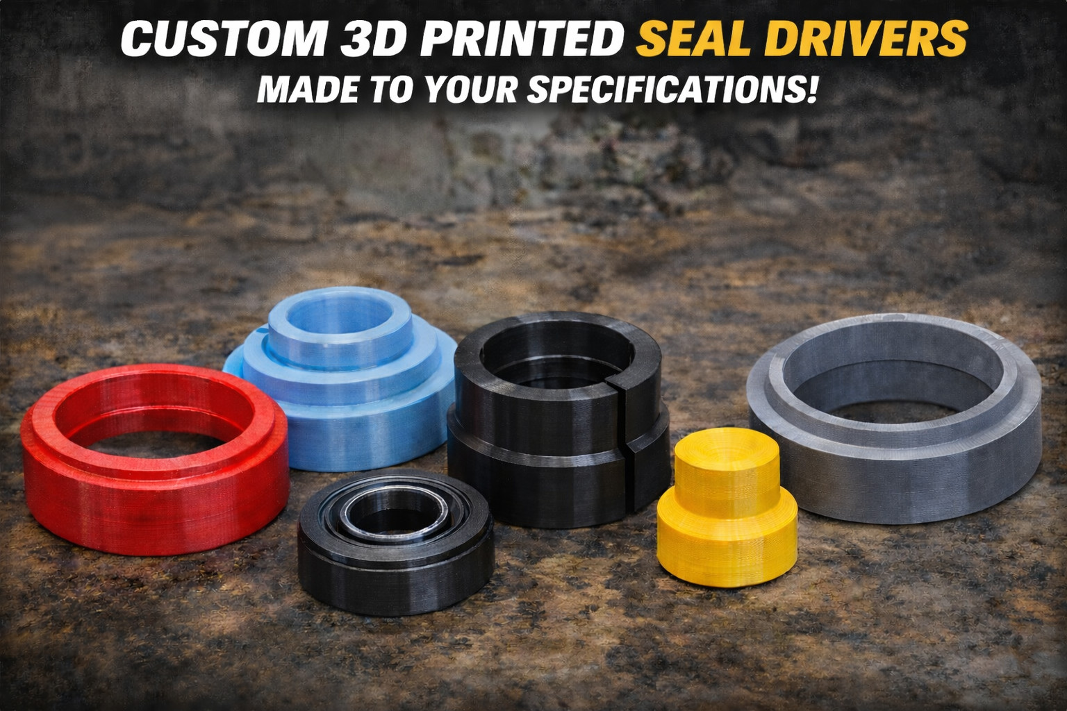Custom Seal Installer Driver Tool – Any Size – Automotive / Industrial / Marine
