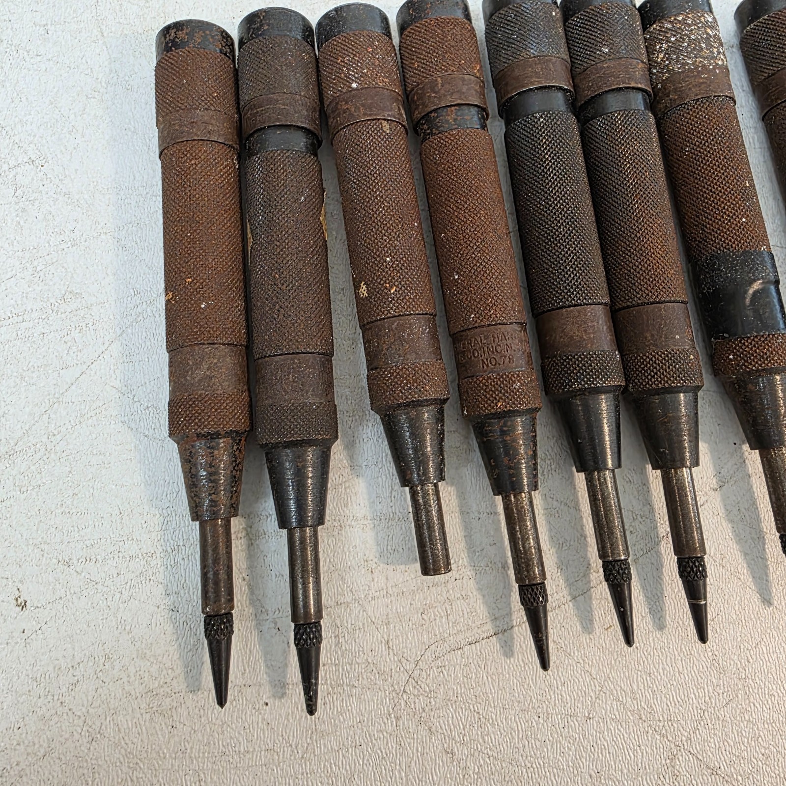 LOT Vintage General Universal Automatic Center Punch Sets No. 78 & 79