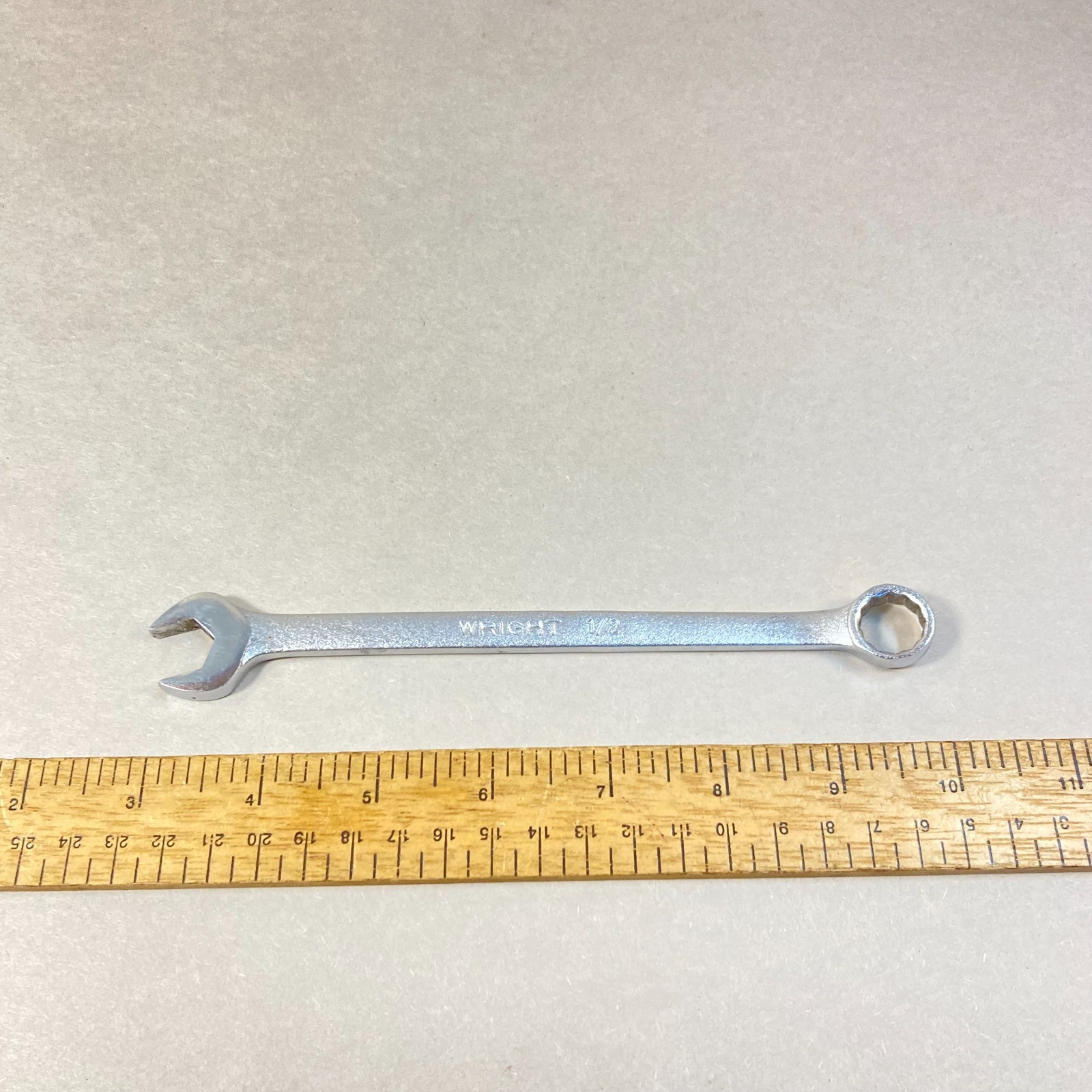 Wright 1/2″ Combination Wrench SAE 12 Point #1116 USA