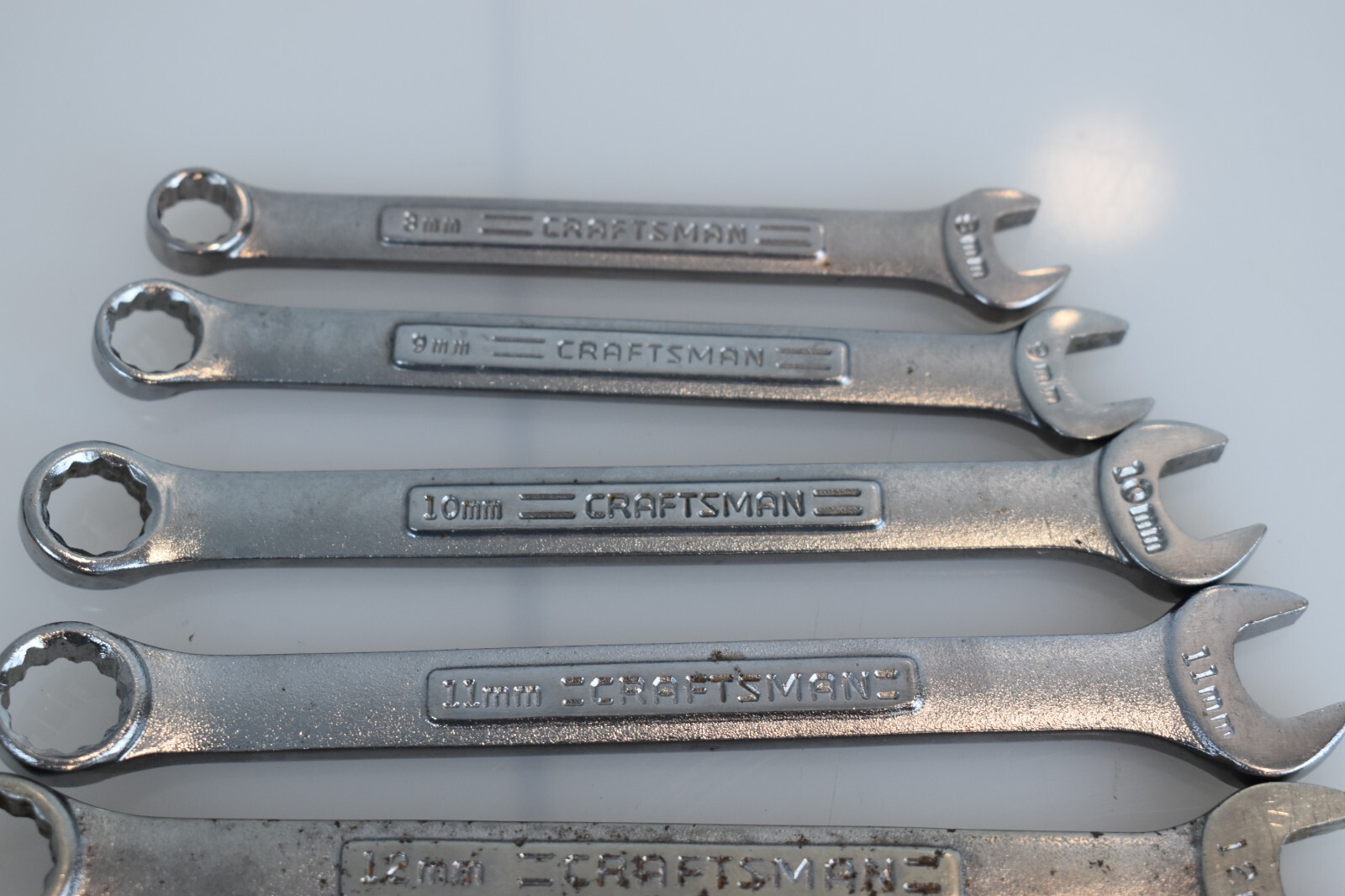 Craftsman Tools USA 10 Piece 8mm – 17mm Metric Combination Wrench Set 12 point