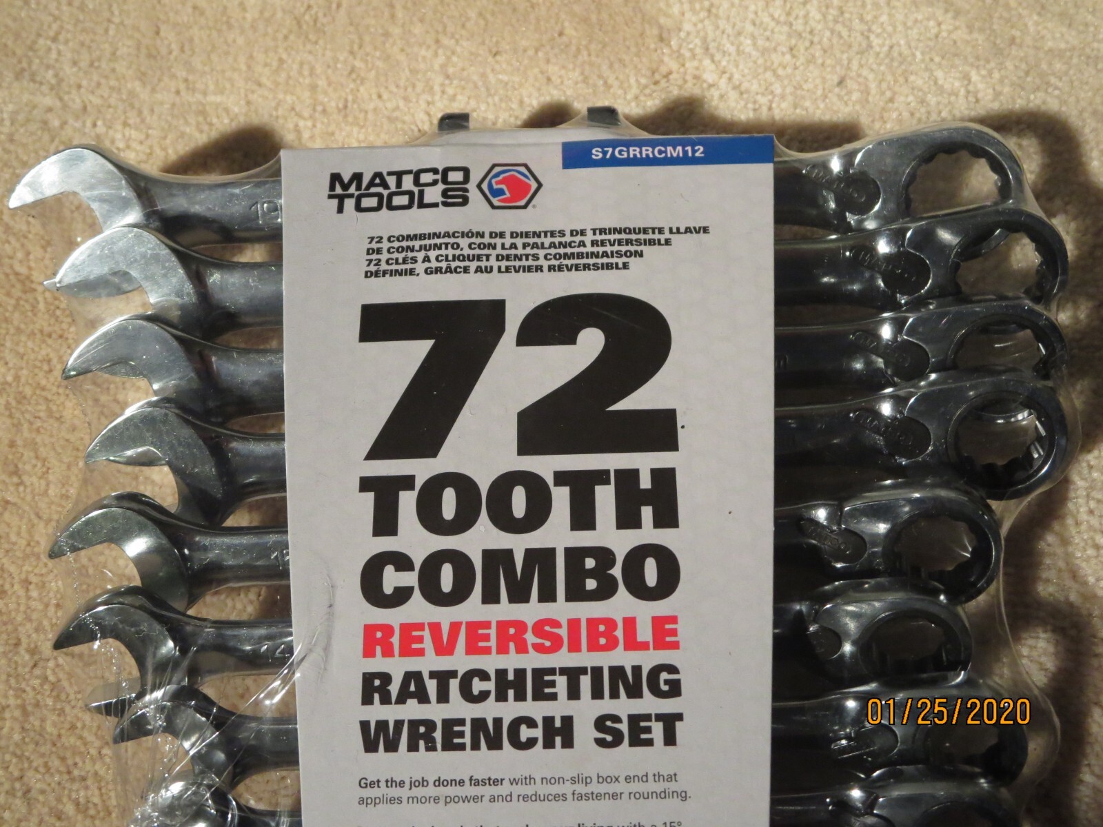MATCO 12-Pc. Reversible ratcheting combination wrench sets Metric New