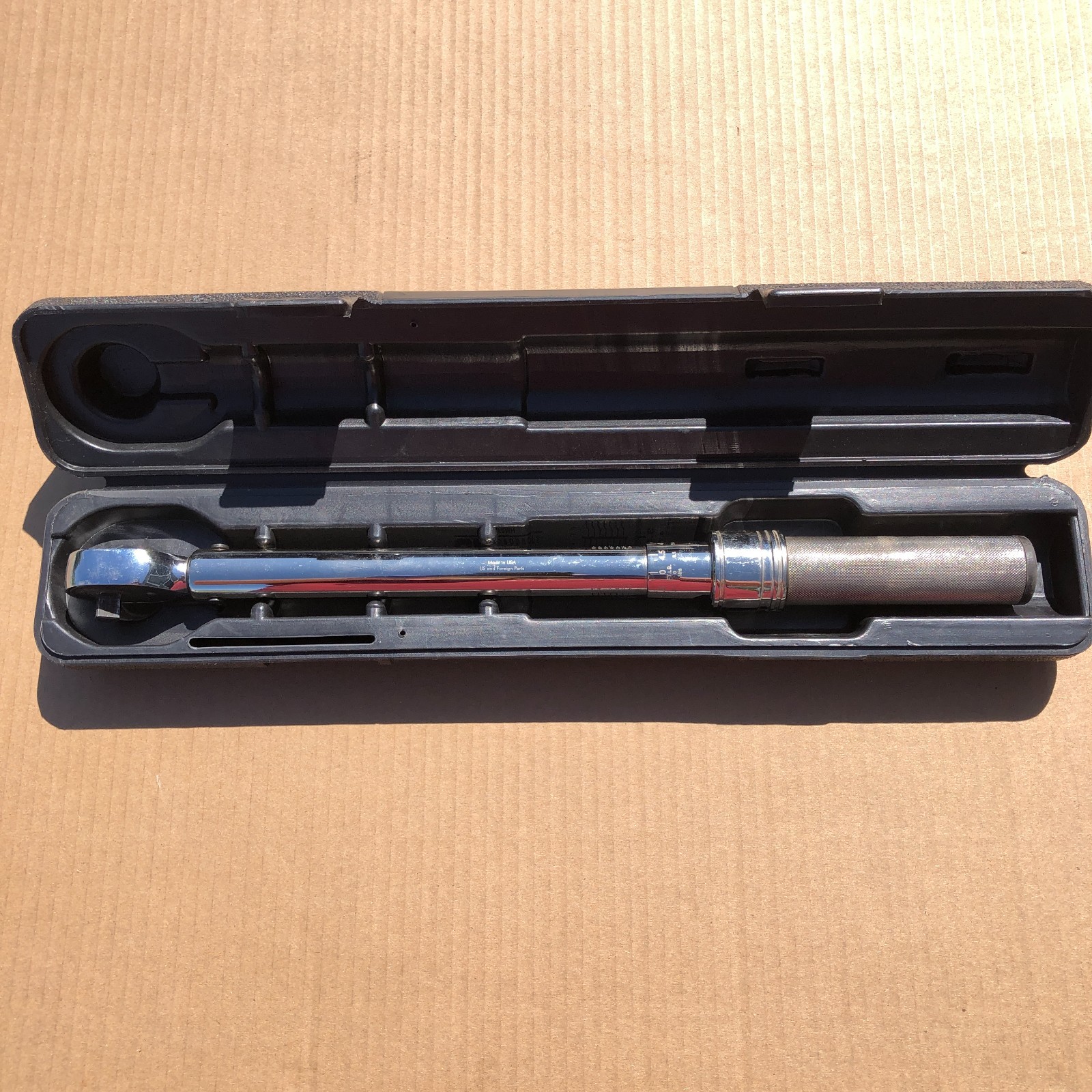 CDI 752MFRMH 3/8″ Micrometer Style Adjustable Torque Wrench 5-75 ft/lbs 10-98 NM