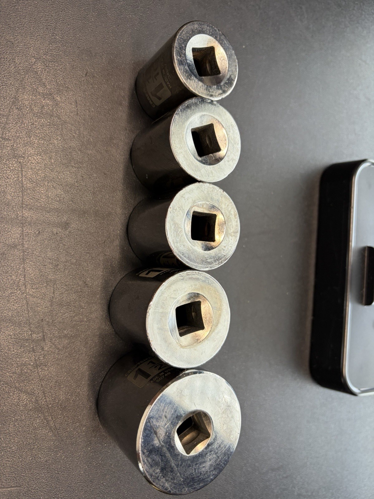 Craftsman USA 5-Piece Socket Set 1-1/16” – 1-1/2” Easy Read # 34572