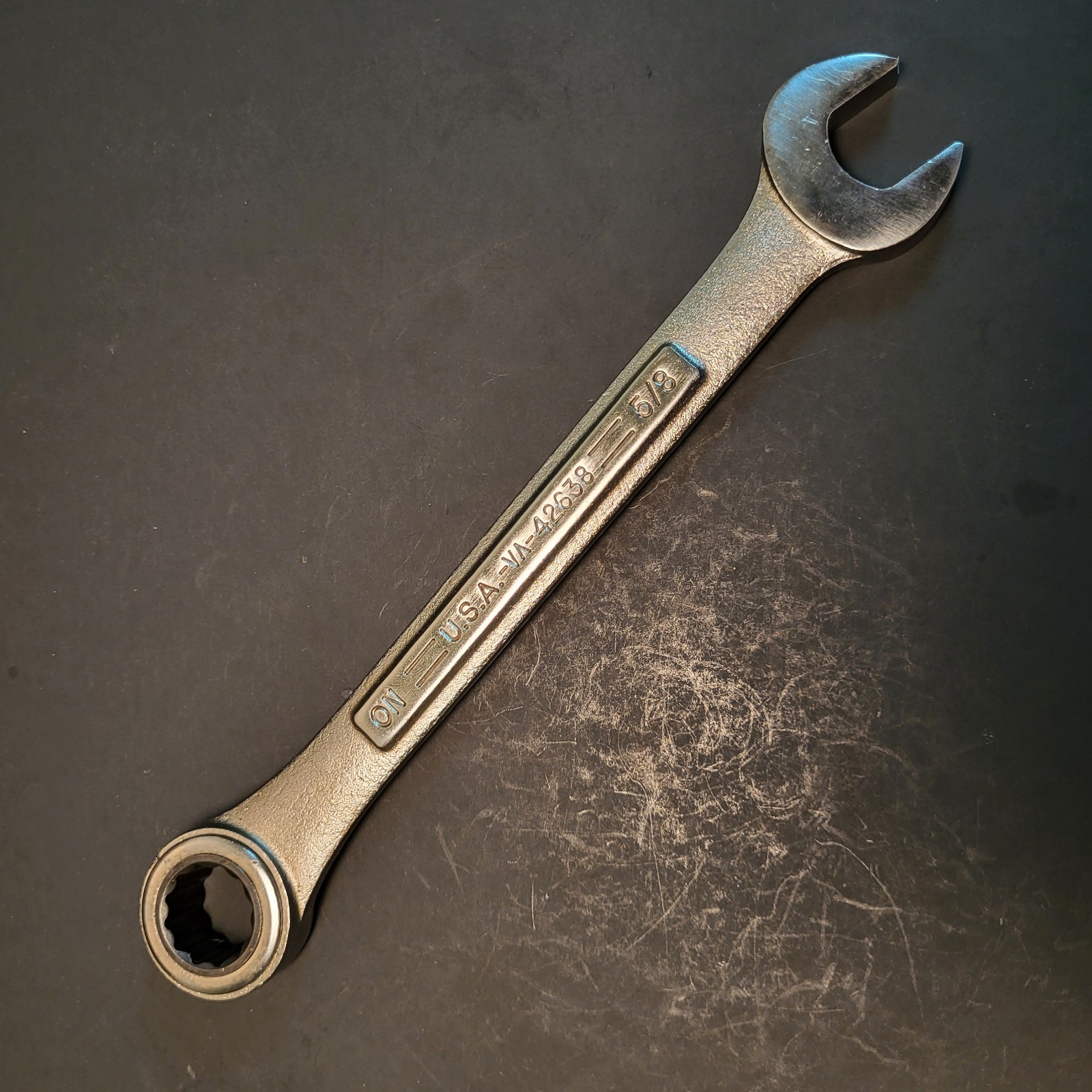 Craftsman ratcheting combination wrench 5/8” made in USA vintage 42638