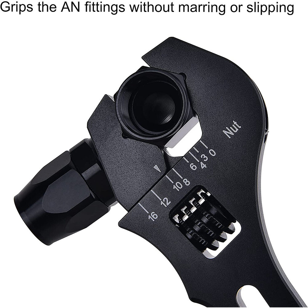 3AN-16AN Adjustable An Fitting Wrench Aluminum For An Hose Ends Spanner Thishill
