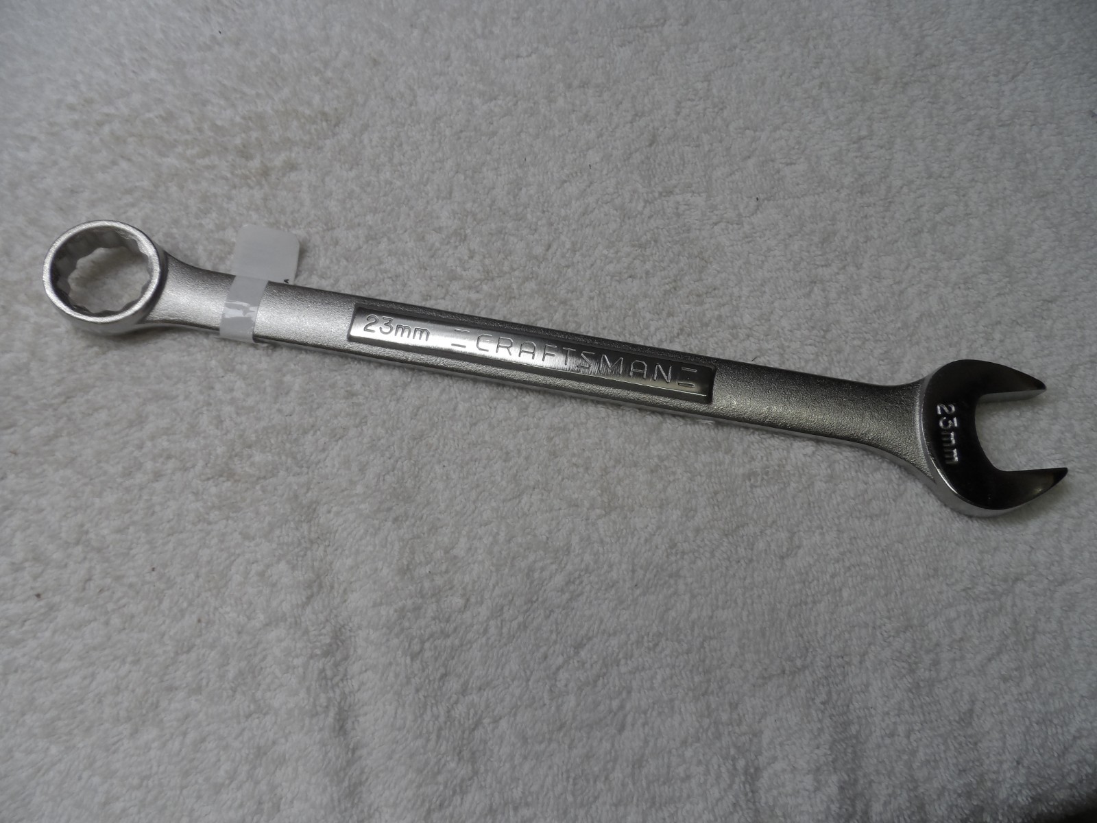 Craftsman Metric MM Combination Wrench, 12pt, 23mm – Part # 42939 A-AF (tag)