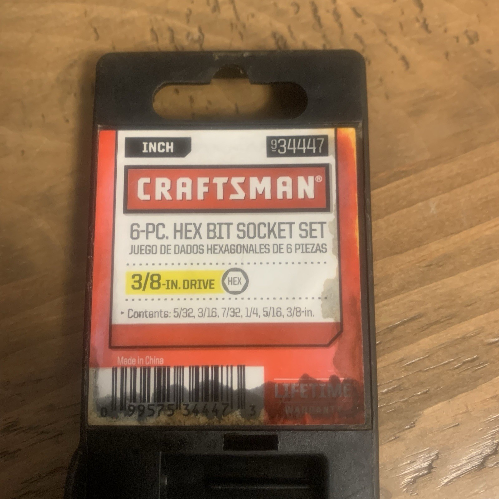 Craftsman Hex Bit 6 Piece Socket Set 34447