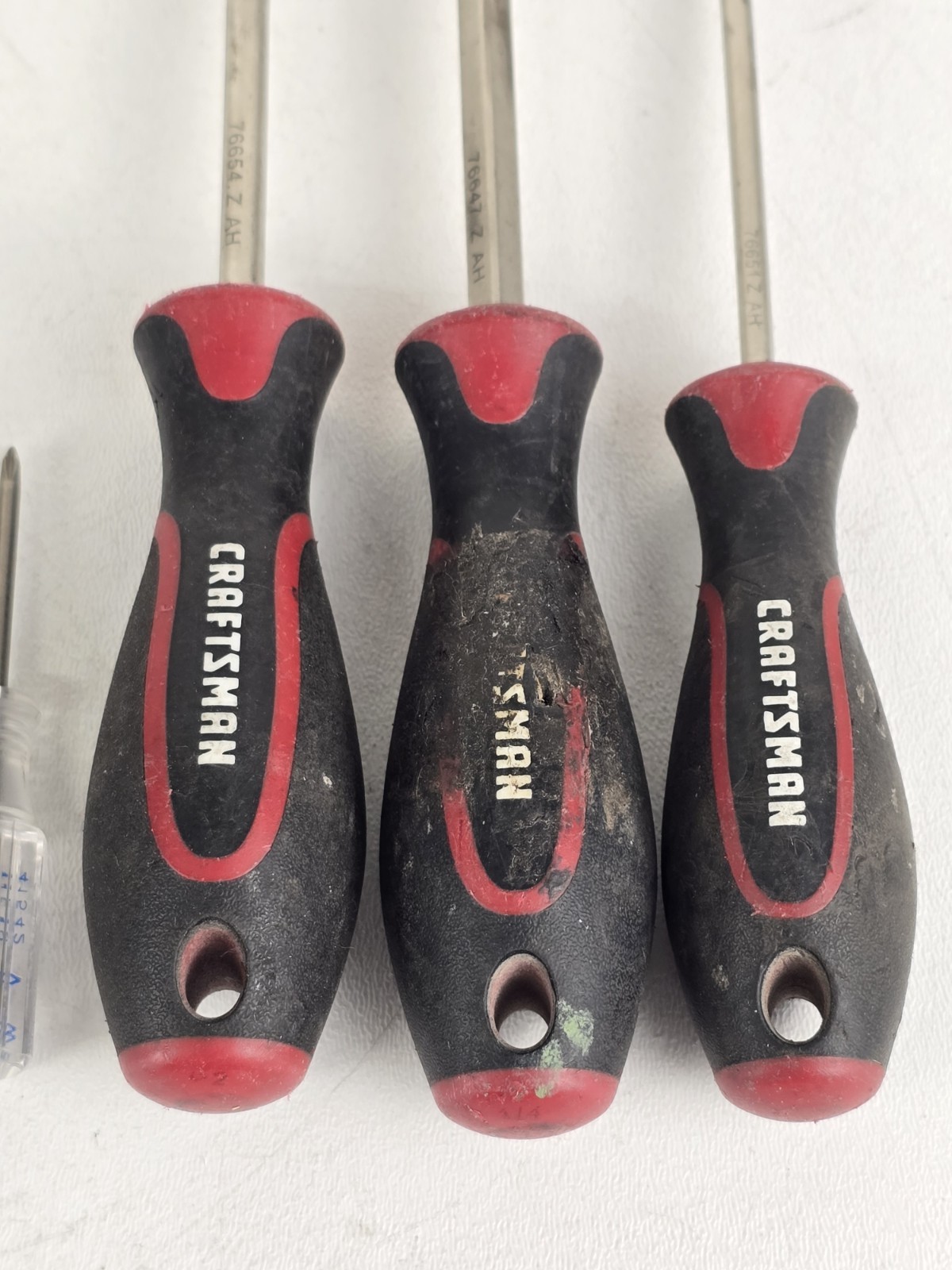 Craftsman Phillips Flat Head Screwdriver 8 Pc Set V Comfort Grip USA
