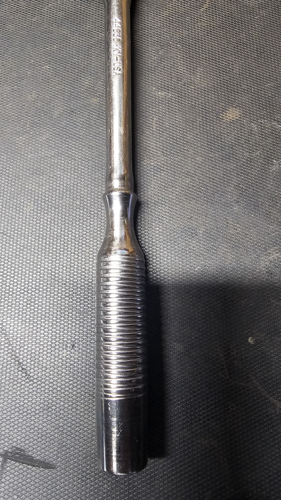 Vintage Craftsman Polished KV 44836 3/8″ Long Handle Ratchet Made in USA