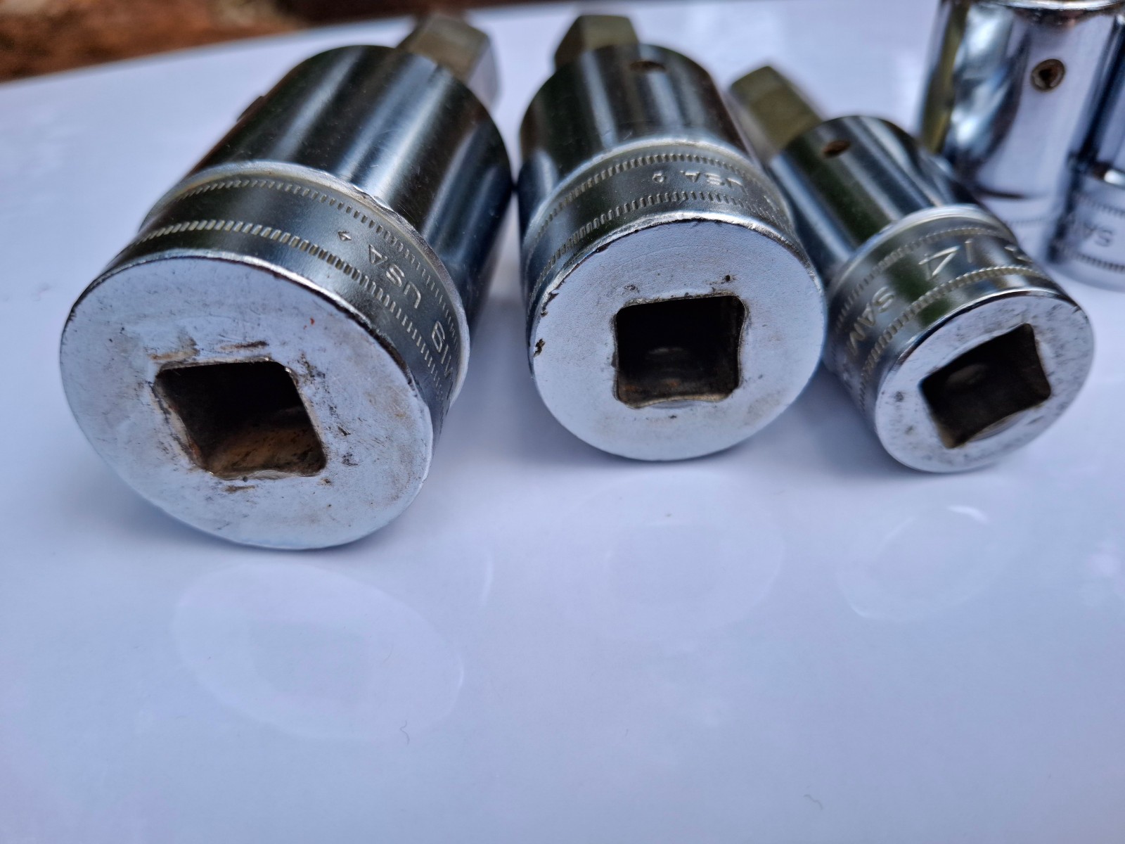 Snap-On 7-pc 1/2” Drive Hex Bit Sockets 6mm SAM6A – 19mm SAM19 Used Nice!