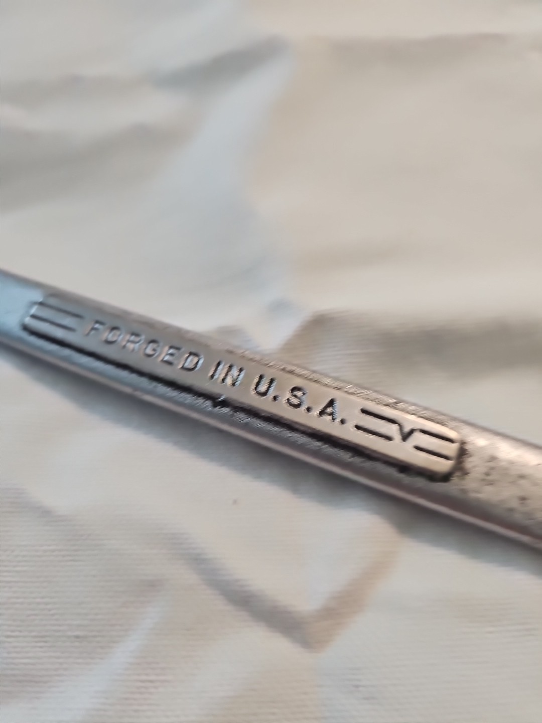 Vintage Craftsman =V= Series 13/16in x 25/32in SAE Double Open End Wrench USA