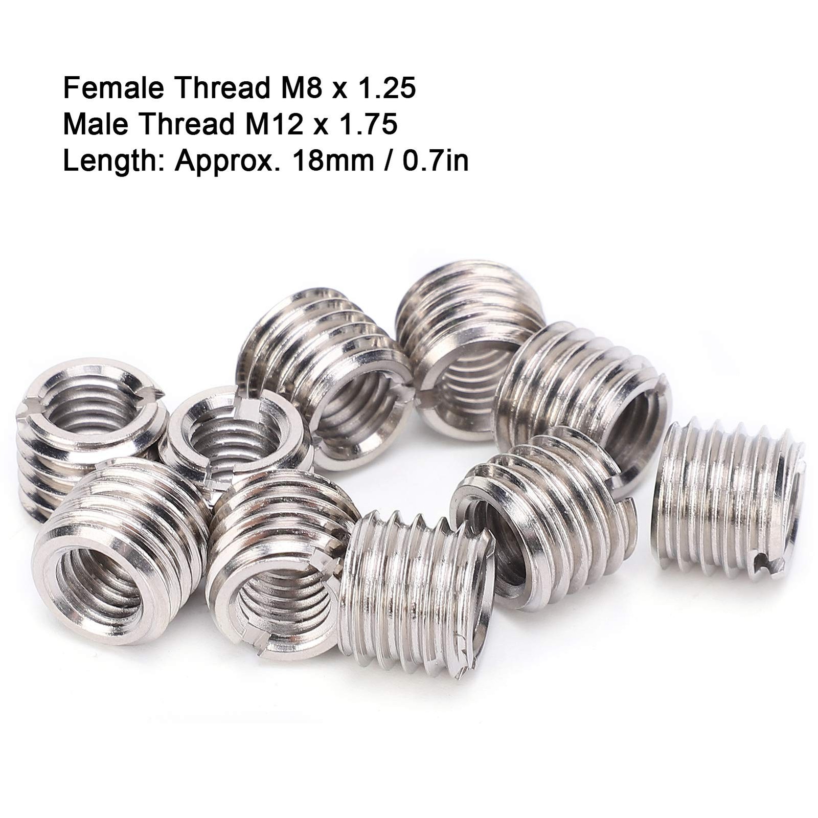 25 PCS M7 x 1.0mm Thread Repair Kit 2D Stainless Steel Drill Wrench Tool Set