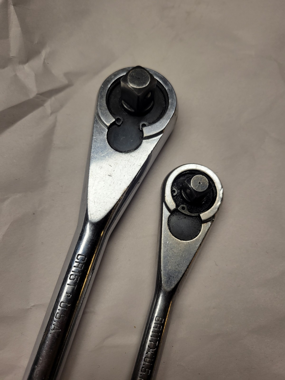 Matco Tools USA 1/2″& 3/8″ Drive Chrome Fixed Head 15″CR15T & 11″ BR11T RATCHETS