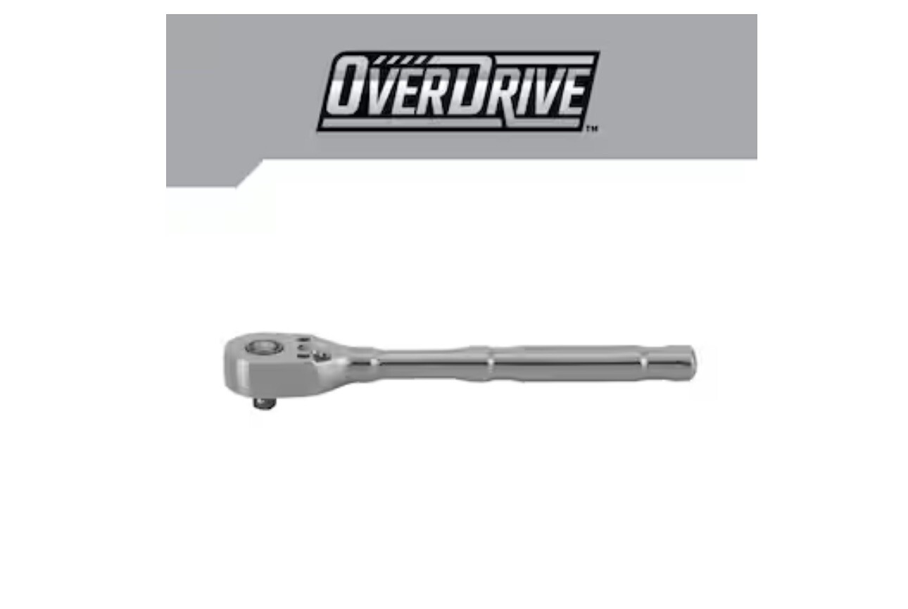NEW Craftsman Overdrive CMMT82110 1/4″ Drive 180 Tooth Gunmetal Chrome Ratchet