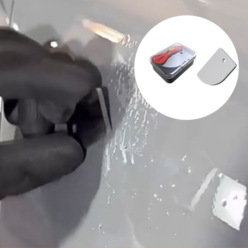 Steel Paint Scraper for Automotive Scratch Repair and Routine Car Care
