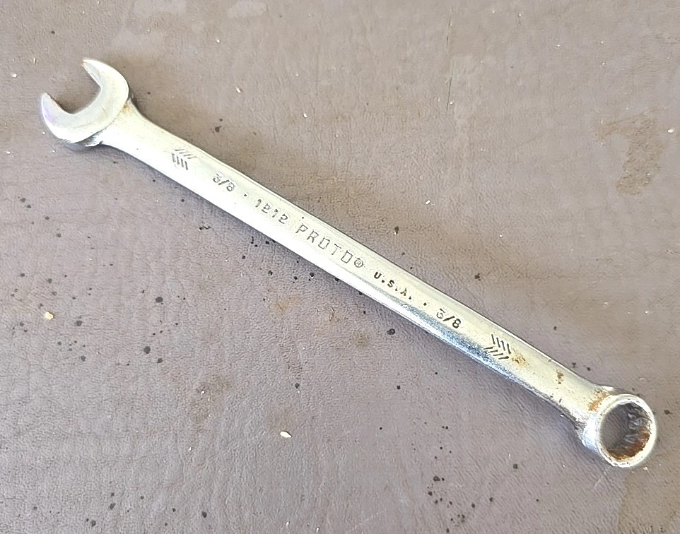 Proto Professional 3/8″ Combination Wrench 12 Point 1212 USA