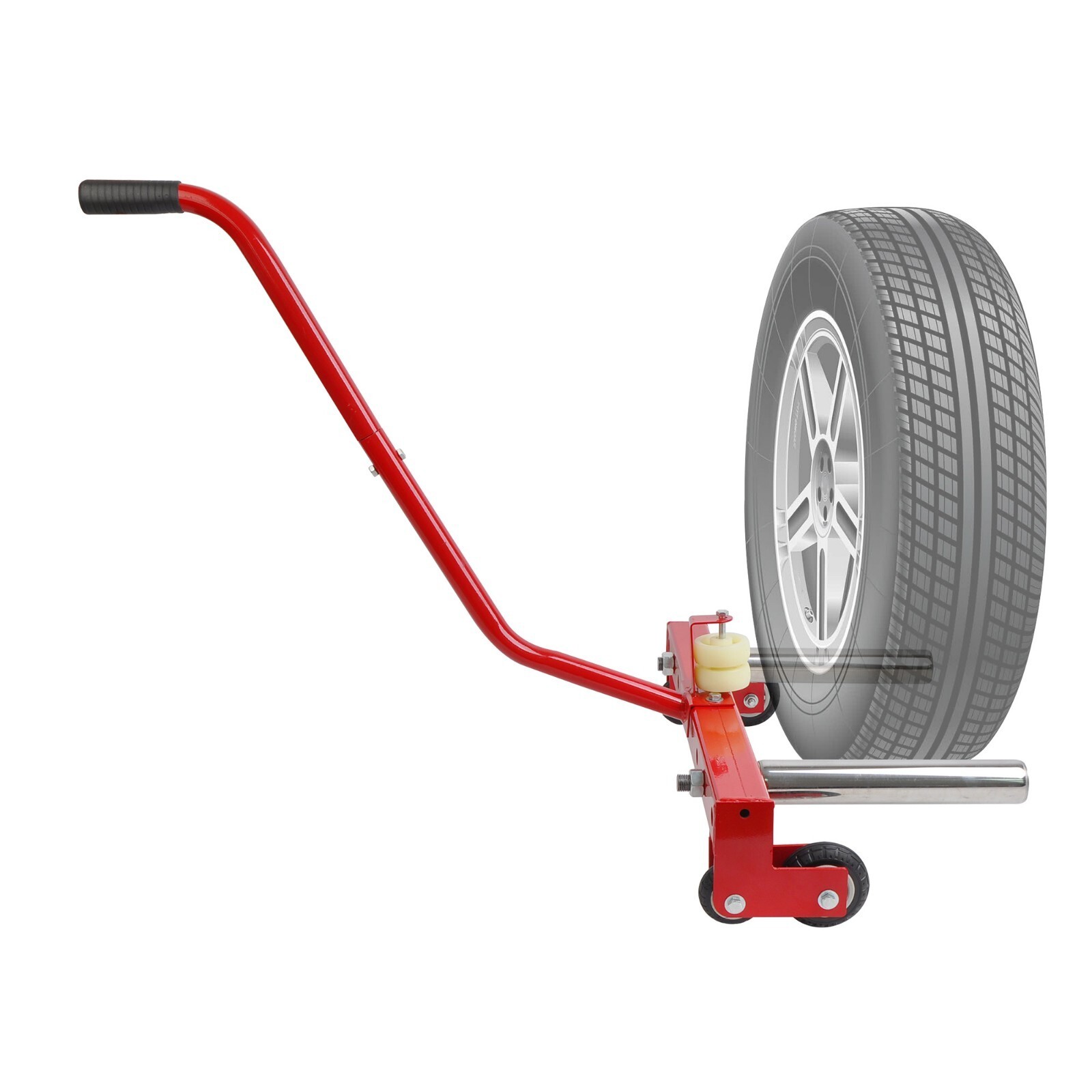 6.5 to 24.5 inches Garage Tires Lifter Adjustable Tire Wheel Dolly for Workshop