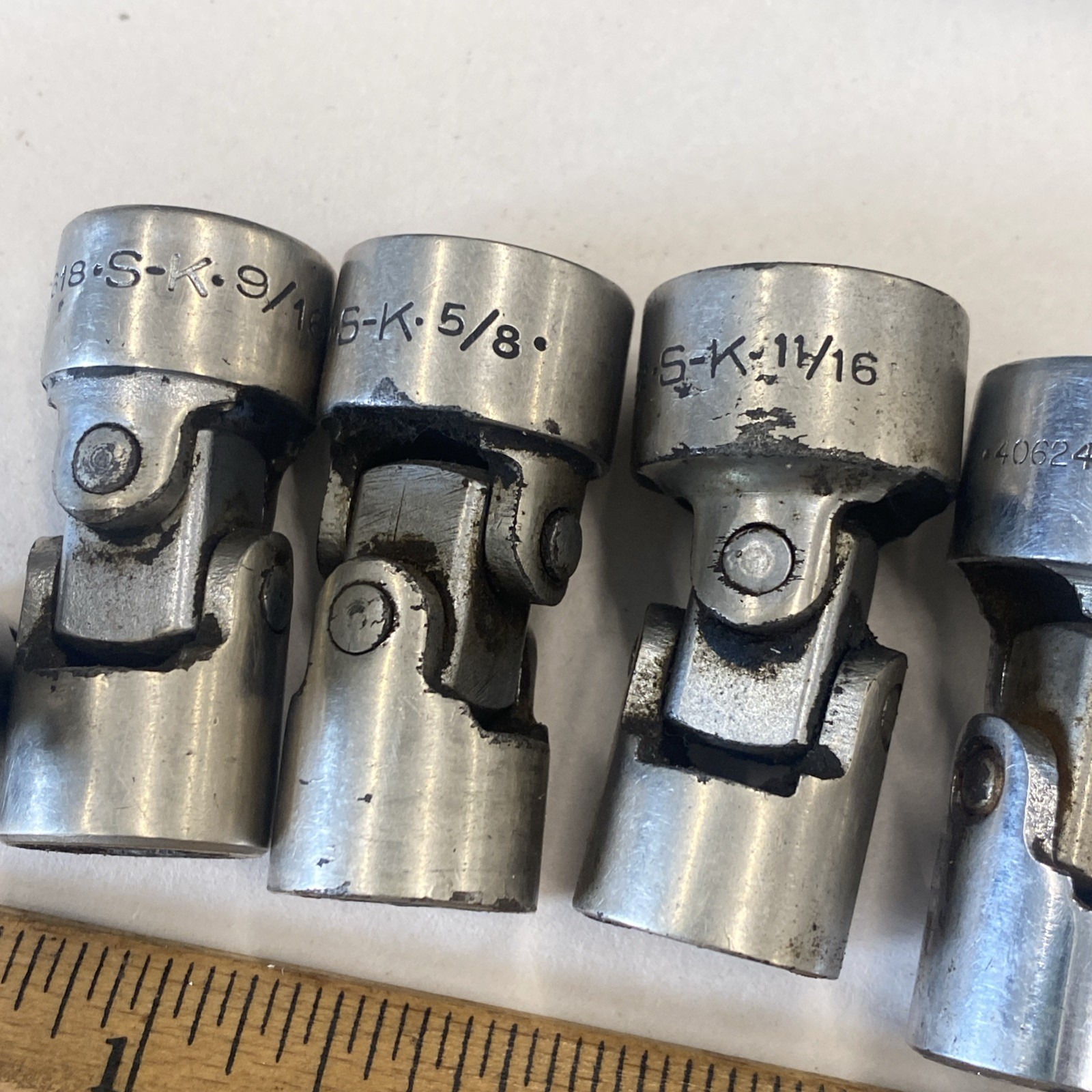 6pc S-K/Mac Mix Maker 6pt Universal Swivel 3/8 dr. Socket Set 7/16″ – 3/4″ M0911