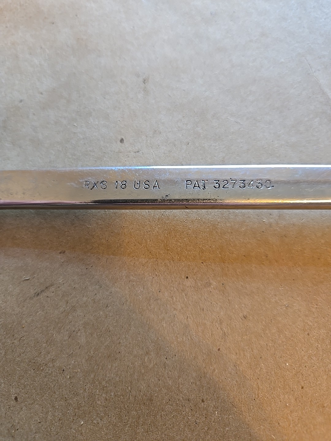 Snap On 9/16″ 6PT SAE Chrome Open/Flare Nut End Combination Wrench RXS18