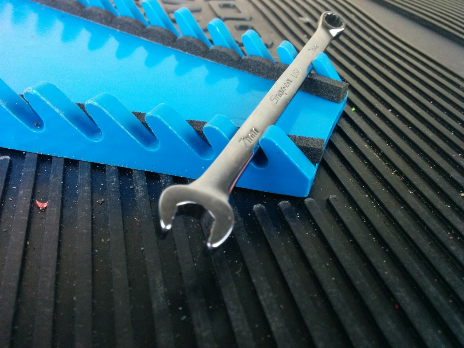 #aj584 NEW! Snap-On USA 7mm Metric Flank Drive PLUS 12pt Wrench SOEXM7