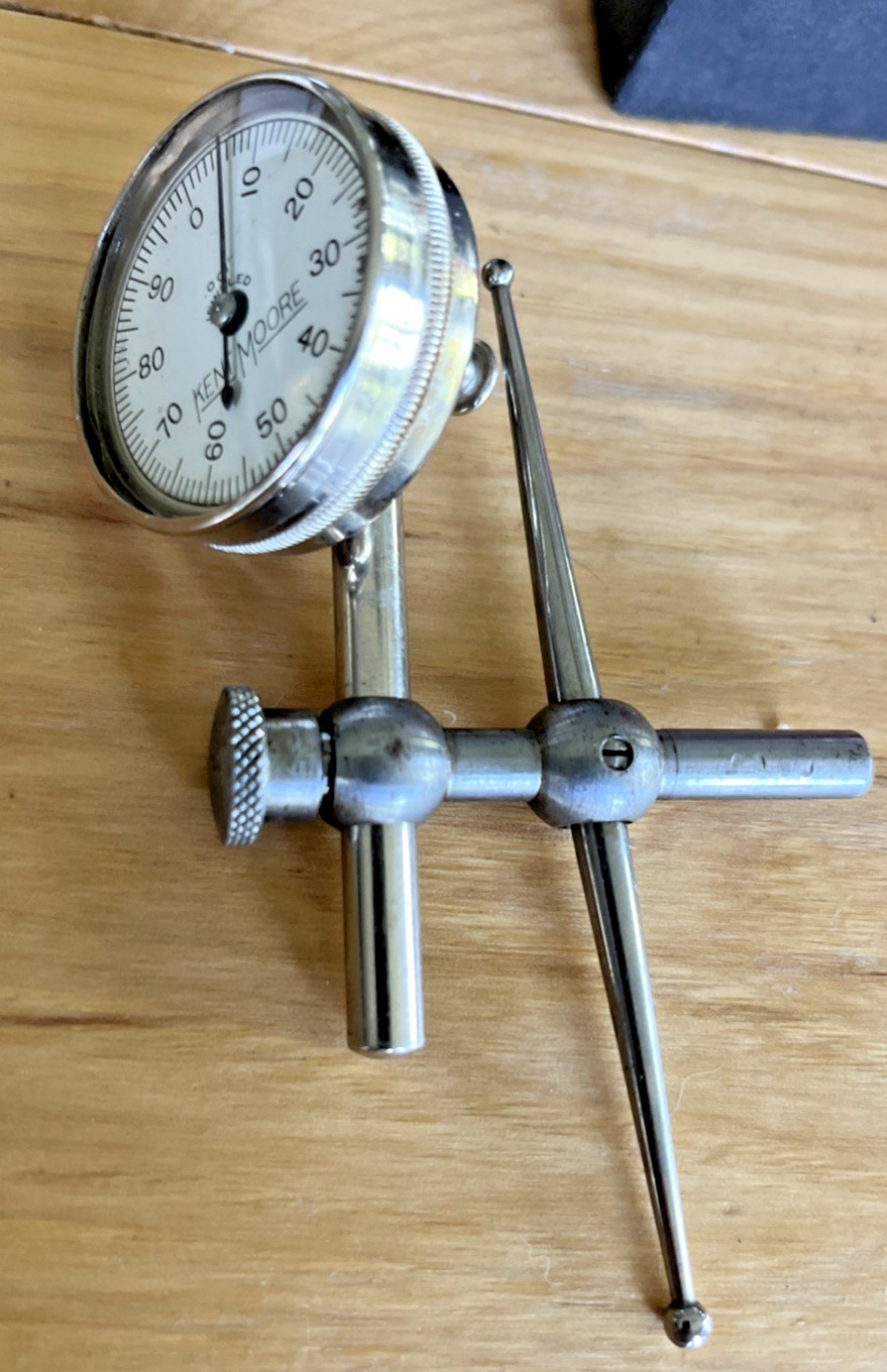 Starrett Kent Moore J-8001 Dial Indicator Gauge Gage