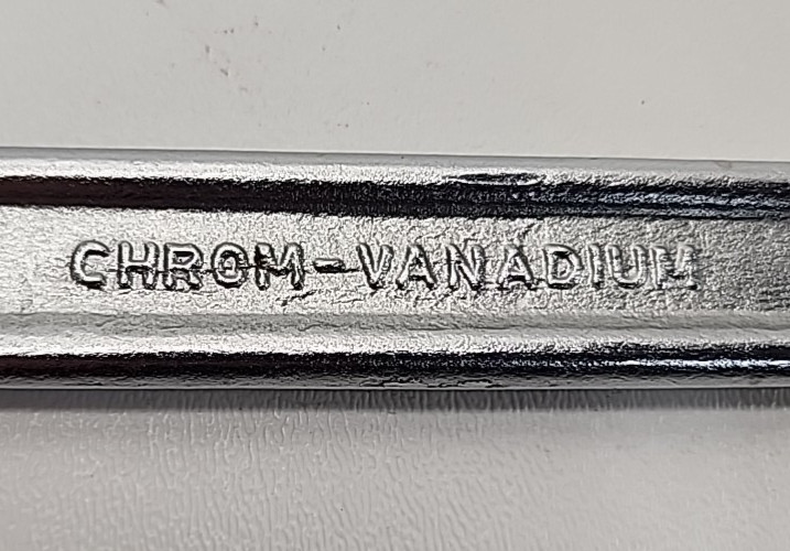 DIN 895 Metric Double Open End Wrench 27mm x 30mm Chrom-Vanadium Good Used Cond