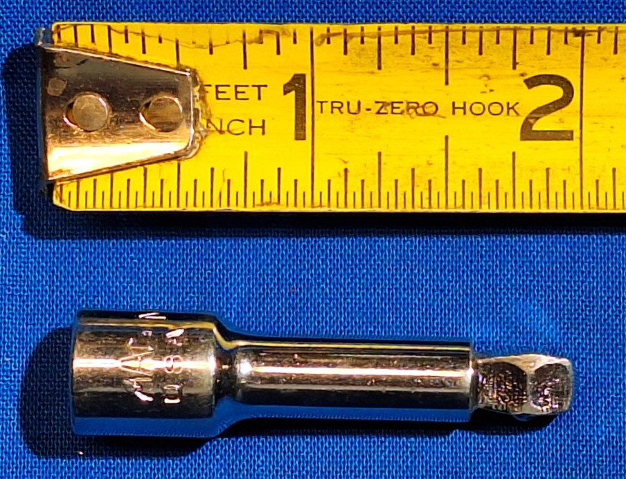 Mac Tools M2EW 2″ long 1/4″ drive wobble extension