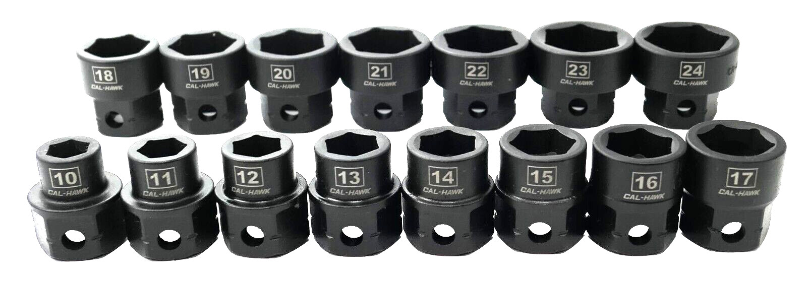 15 Pc 1/2″ Drive Nano OR low profile Impact socket set METRIC